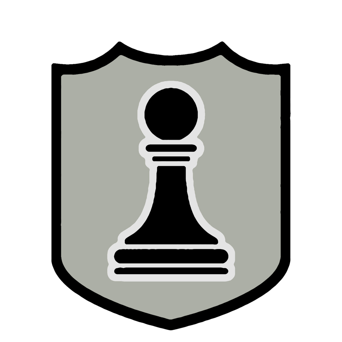 Black Rook Chess Piece 3.5 Die Cut Auto Window Decal – Athena Brands