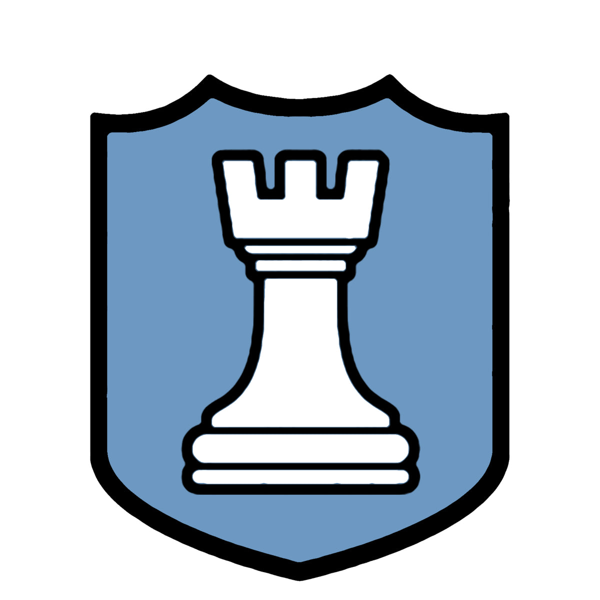 Chess Piece White Rook Chess Club Rook White Chess Castle Sticker for Sale  by Minnesnowta