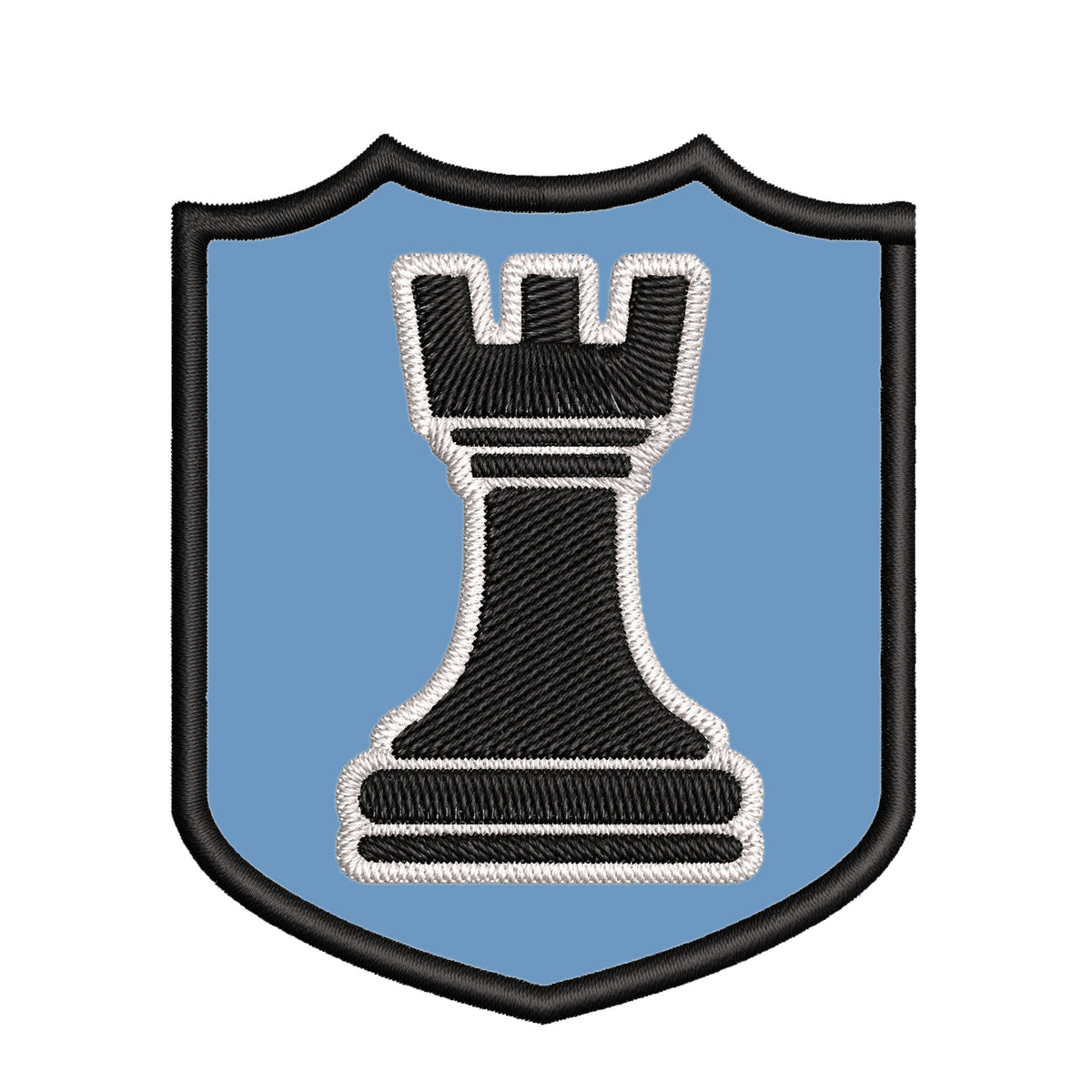 Chess Rook Embroidery Design