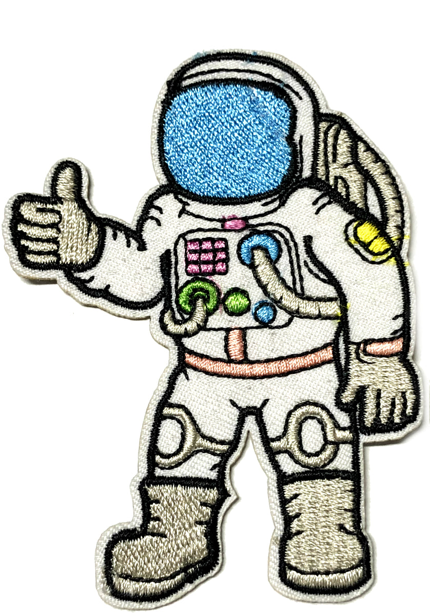 Astronaut Space Embroidered Sew-on / Iron-on / Velcro Patch