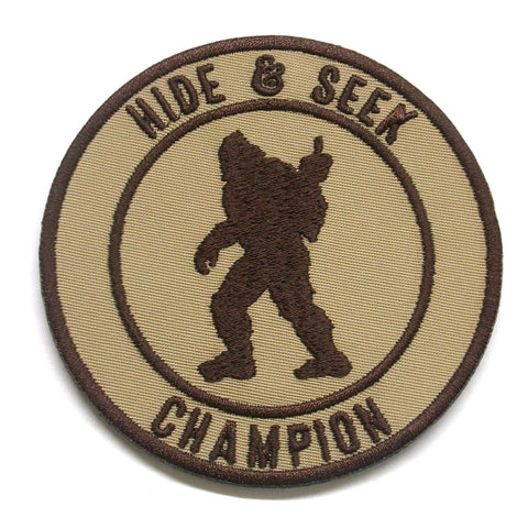 Bigfoot Souvenir Patch | Embroidered Iron-On Sasquatch Badge for Backpacks & Clothes