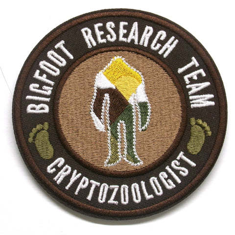 Bigfoot Souvenir Patch | Embroidered Iron-On Sasquatch Badge for Backpacks & Clothes