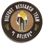 Bigfoot Souvenir Patch | Embroidered Iron-On Sasquatch Badge for Backpacks & Clothes