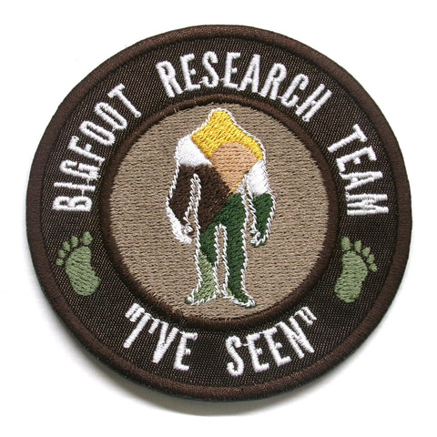 Bigfoot Souvenir Patch | Embroidered Iron-On Sasquatch Badge for Backpacks & Clothes