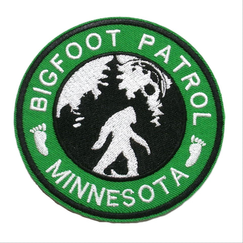 Bigfoot Souvenir Patch | Embroidered Iron-On Sasquatch Badge for Backpacks & Clothes