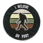 Bigfoot Souvenir Patch | Embroidered Iron-On Sasquatch Badge for Backpacks & Clothes