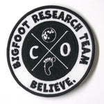 Bigfoot Souvenir Patch | Embroidered Iron-On Sasquatch Badge for Backpacks & Clothes