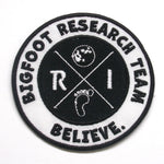 Bigfoot Souvenir Patch | Embroidered Iron-On Sasquatch Badge for Backpacks & Clothes