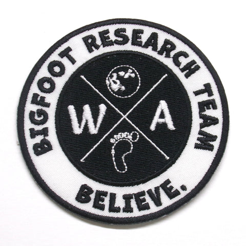 Bigfoot Souvenir Patch | Embroidered Iron-On Sasquatch Badge for Backpacks & Clothes