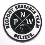 Bigfoot Souvenir Patch | Embroidered Iron-On Sasquatch Badge for Backpacks & Clothes