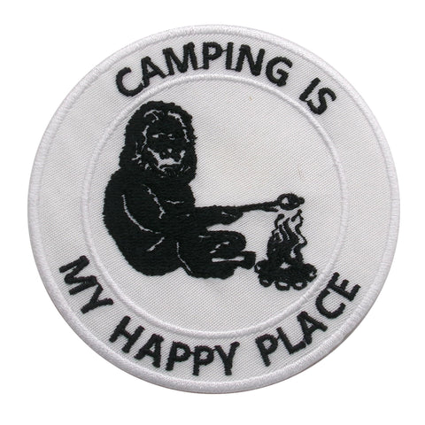 Bigfoot Souvenir Patch | Embroidered Iron-On Sasquatch Badge for Backpacks & Clothes