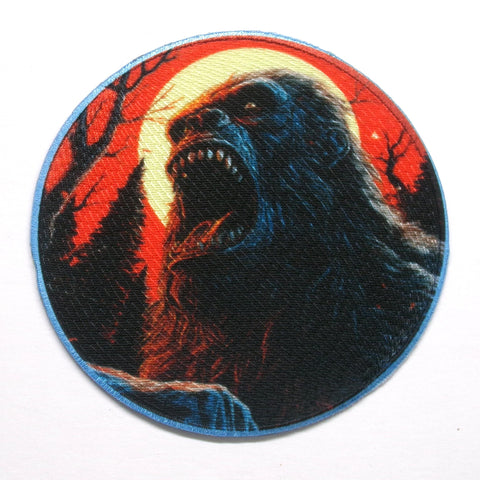 Bigfoot Sasquatch Souvenir Patch – Dye Sublimated Iron-On Applique for Backpacks, Jackets, and Costumes