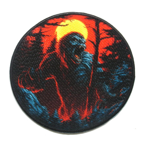 Bigfoot Sasquatch Souvenir Patch – Dye Sublimated Iron-On Applique for Backpacks, Jackets, and Costumes