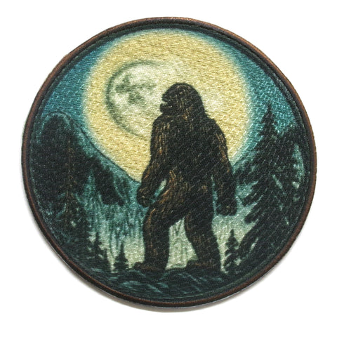 Bigfoot Sasquatch Souvenir Patch – Dye Sublimated Iron-On Applique for Backpacks, Jackets, and Costumes