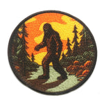 Bigfoot Sasquatch Souvenir Patch – Dye Sublimated Iron-On Applique for Backpacks, Jackets, and Costumes