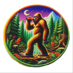 Bigfoot Sasquatch Souvenir Patch – Dye Sublimated Iron-On Applique for Backpacks, Jackets, and Costumes