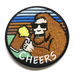 Bigfoot Souvenir Patch | Embroidered Iron-On Sasquatch Badge for Backpacks & Clothes