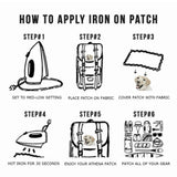 Compass Explore Embroidered Iron-on or Sew-on Patch