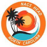 Nags Head North Carolina 3.5" Die Cut Auto Window Decal