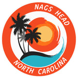 Nags Head North Carolina 3.5" Die Cut Auto Window Decal