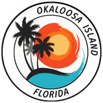 Okaloosa Island Florida 3.5" Die Cut Auto Window Decal