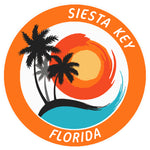 Siesta Key Florida 3.5" Die Cut Auto Window Decal