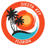 Siesta Key Florida 3.5" Die Cut Auto Window Decal