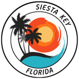 Siesta Key Florida 3.5" Die Cut Auto Window Decal