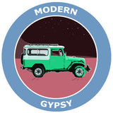 Modern Gypsy Green Land Cruiser Jeep Explore Logo 3.5" Die Cut Auto Window Decal