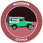 Modern Gypsy Green Land Cruiser Jeep Explore Logo 3.5" Die Cut Auto Window Decal