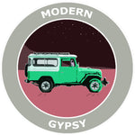 Modern Gypsy Green Land Cruiser Jeep Explore Logo 3.5" Die Cut Auto Window Decal