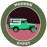 Modern Gypsy Green Land Cruiser Jeep Explore Logo 3.5" Die Cut Auto Window Decal