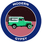 Modern Gypsy Green Land Cruiser Jeep Explore Logo 3.5" Die Cut Auto Window Decal