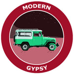 Modern Gypsy Green Land Cruiser Jeep Explore Logo 3.5" Die Cut Auto Window Decal