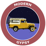 Modern Gypsy Land Cruiser Jeep Explore Logo 3.5" Die Cut Auto Window Decal