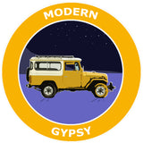 Modern Gypsy Land Cruiser Jeep Explore Logo 3.5" Die Cut Auto Window Decal