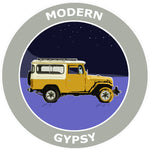 Modern Gypsy Land Cruiser Jeep Explore Logo 3.5" Die Cut Auto Window Decal