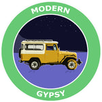 Modern Gypsy Land Cruiser Jeep Explore Logo 3.5" Die Cut Auto Window Decal