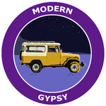 Modern Gypsy Land Cruiser Jeep Explore Logo 3.5" Die Cut Auto Window Decal