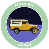 Modern Gypsy Land Cruiser Jeep Explore Logo 3.5" Die Cut Auto Window Decal