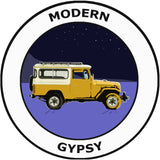 Modern Gypsy Land Cruiser Jeep Explore Logo 3.5" Die Cut Auto Window Decal