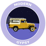 Modern Gypsy Land Cruiser Jeep Explore Logo 3.5" Die Cut Auto Window Decal