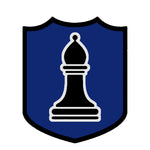 Black Bishop Chess Piece 3.5" Die Cut Auto Window Decal