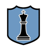 Black King Chess Piece 3.5" Die Cut Auto Window Decal