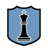 Black King Chess Piece 3.5" Die Cut Auto Window Decal