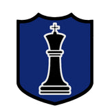 Black King Chess Piece 3.5" Die Cut Auto Window Decal