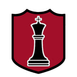 Black King Chess Piece 3.5" Die Cut Auto Window Decal