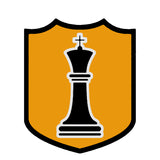 Black King Chess Piece 3.5" Die Cut Auto Window Decal