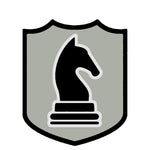 Black Knight Chess Piece 3.5" Die Cut Auto Window Decal