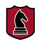 Black Knight Chess Piece 3.5" Die Cut Auto Window Decal